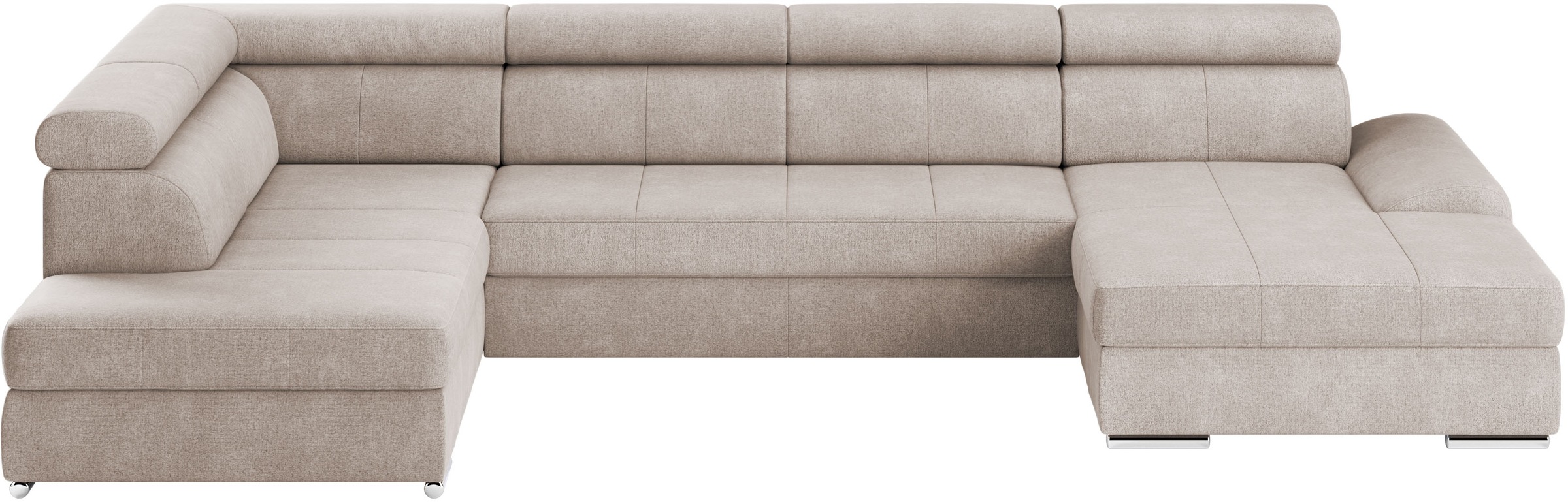 sit&more Wohnlandschaft »U-Form« mit verstellbaren Kopfteilen, wahlweise mi günstig online kaufen