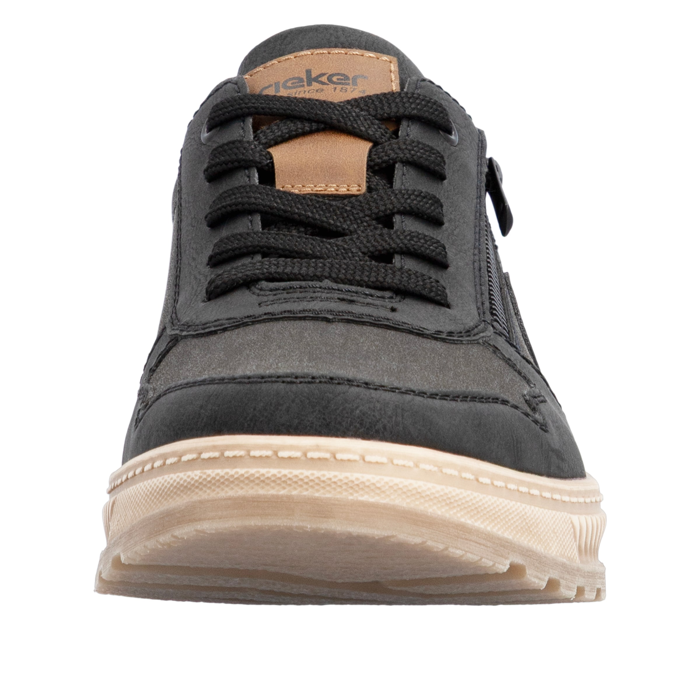 Rieker Sneaker  Freizeitschuh, Halbschuh, Schnürschuh mit Kontrastbesatz