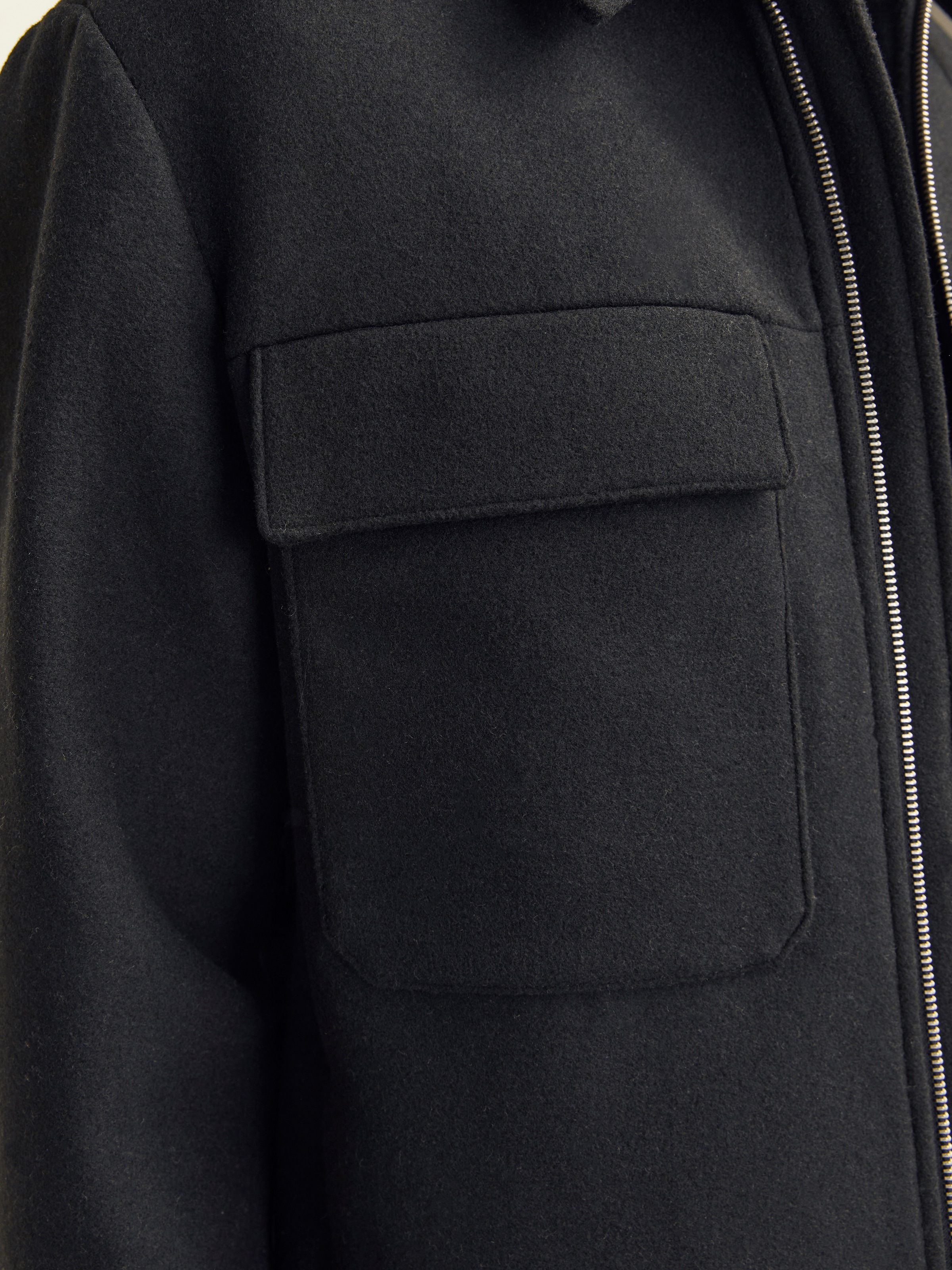 Jack & Jones Wolljacke »JPRCCRUSSEL WOOL BLEND JACKET SN«, ohne Kapuze