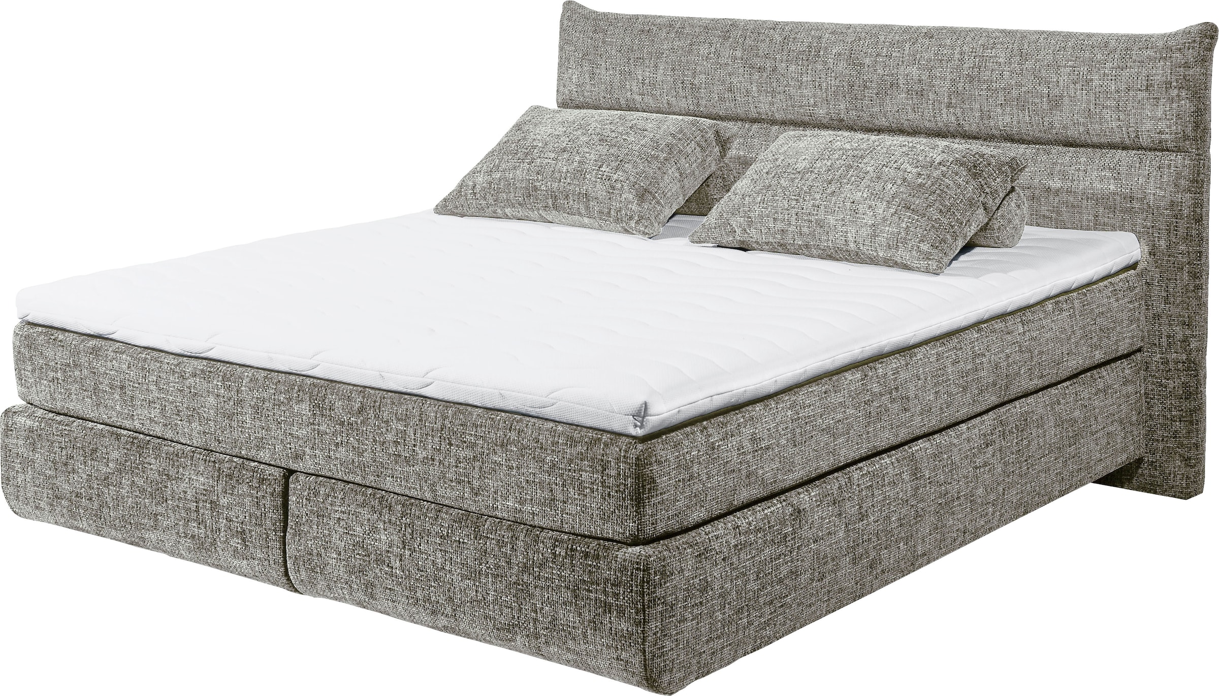 ED EXCITING DESIGN Boxspringbett »Zandvoort«, mit Wendematratze, 180x200cm
