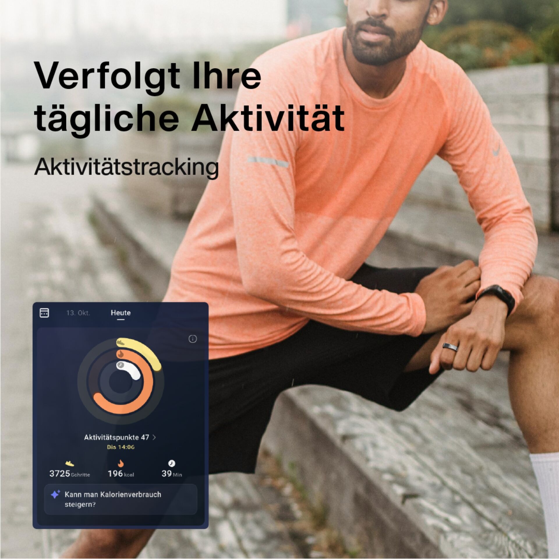 RingConn Smart Ring »Gen2 - der perfekte Begleiter für Ihre Gesundheit und Fitness« eine gratis App bietet detaillierte Einblicke in die Gesundheitsdaten