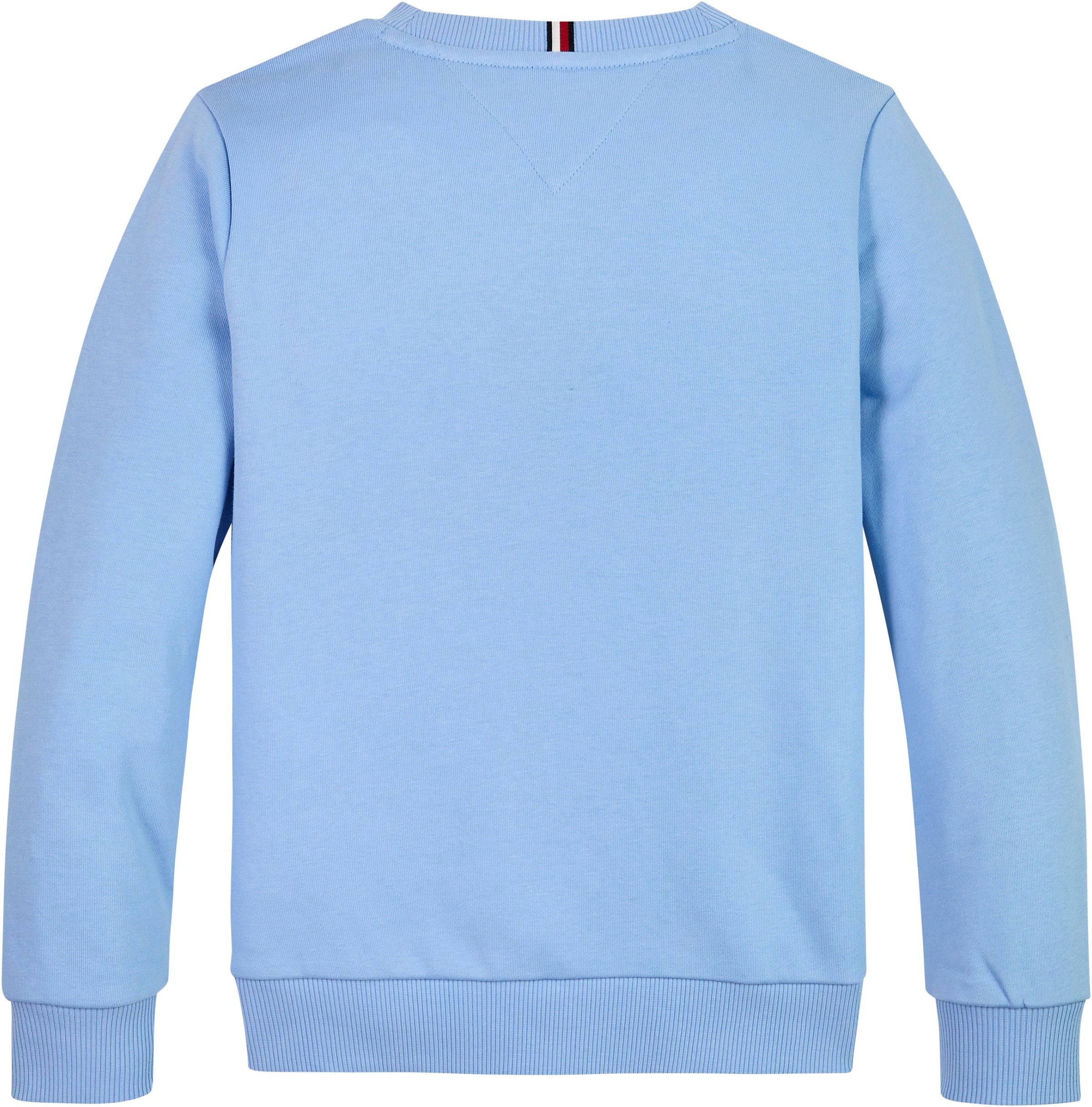 Tommy Hilfiger Sweatshirt »MONOTYPE FLOCK REG SWEATSHIRT«, Kinder bis 16 Jahre mit Logoschirftzug