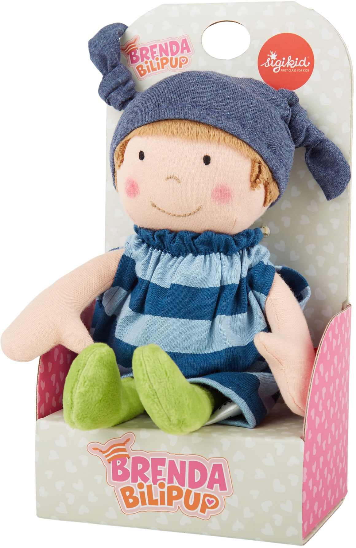 Sigikid Stoffpuppe »Brenda Bilipup, blau«