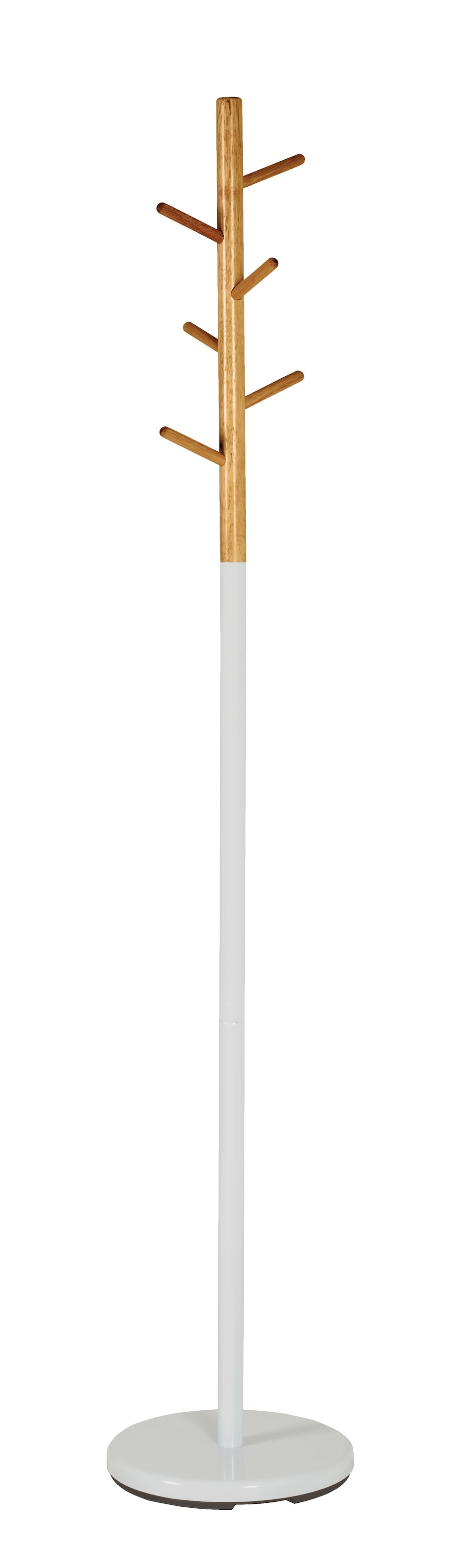 HAKU Garderobenständer »Kleiderständer, Standgarderobe« rund - aus Massivholz Braun - Ø/H 30/173 cm