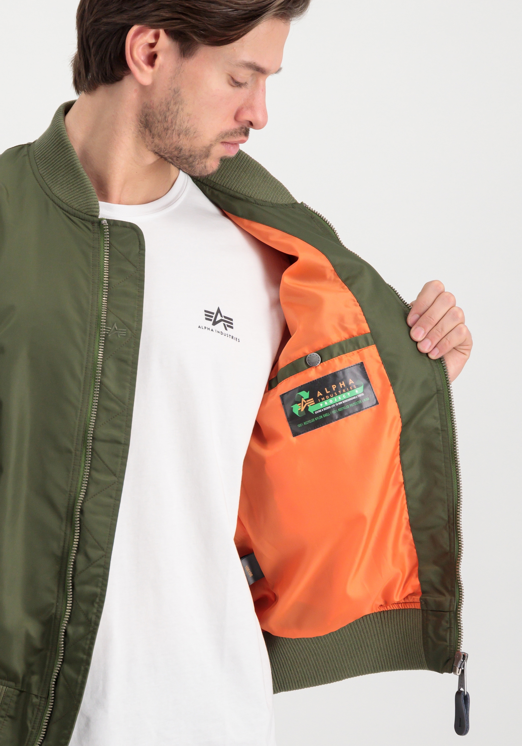 Alpha Industries Bomberjacke »Alpha Industries Men - Bomber Jackets MA-1 LW Project R«