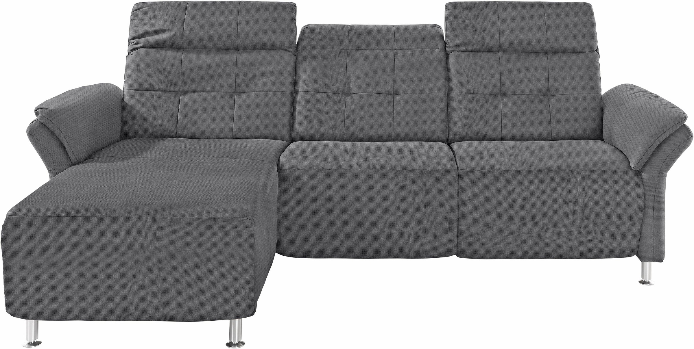 Places of Style Ecksofa »Manhattan L-Form«, 2 Sitze mit elektrischer Relaxfunktion, verstellbare Armlehnen