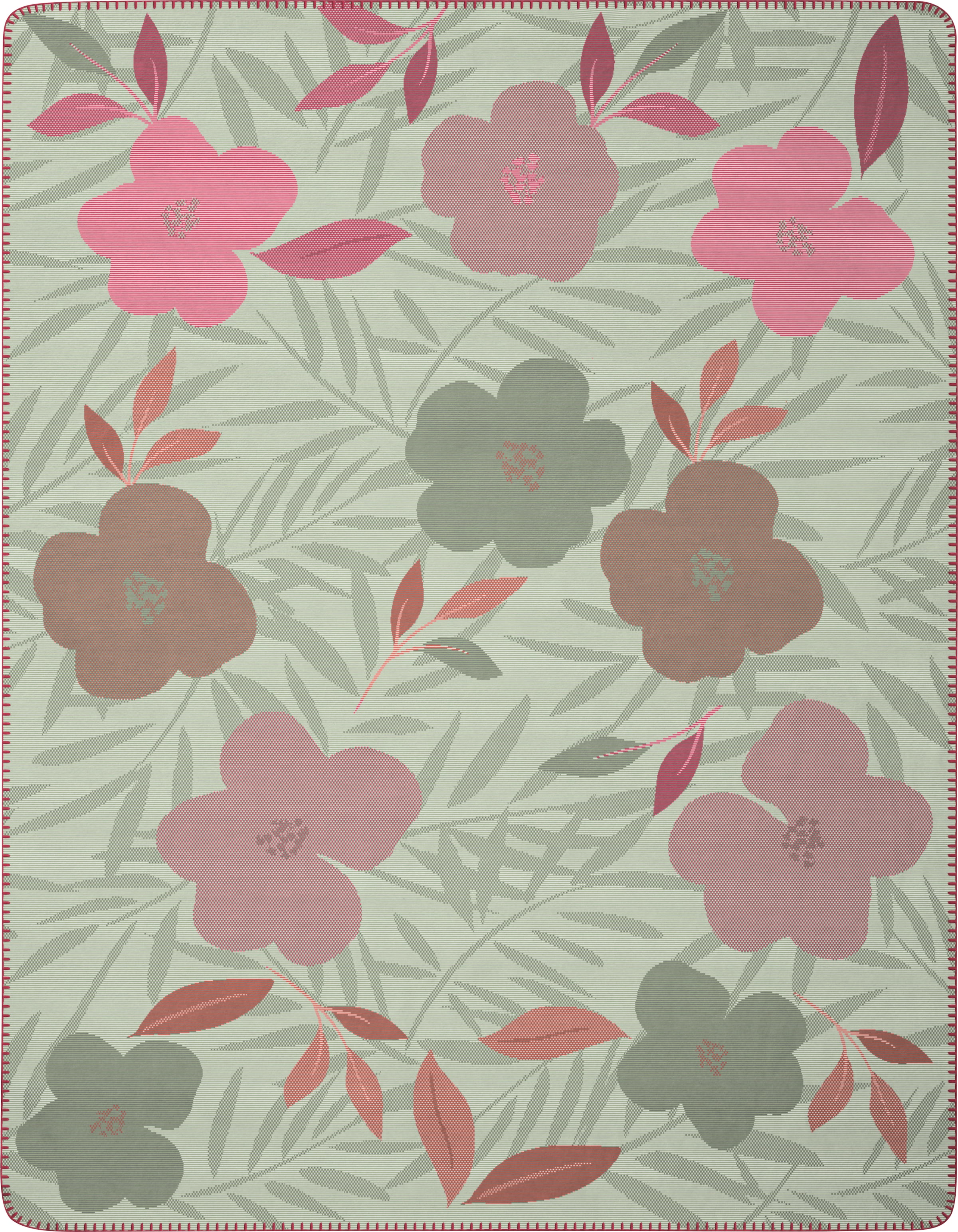 Biederlack Wohndecke »Wohndecke Sakura«, im floralen Design günstig online kaufen