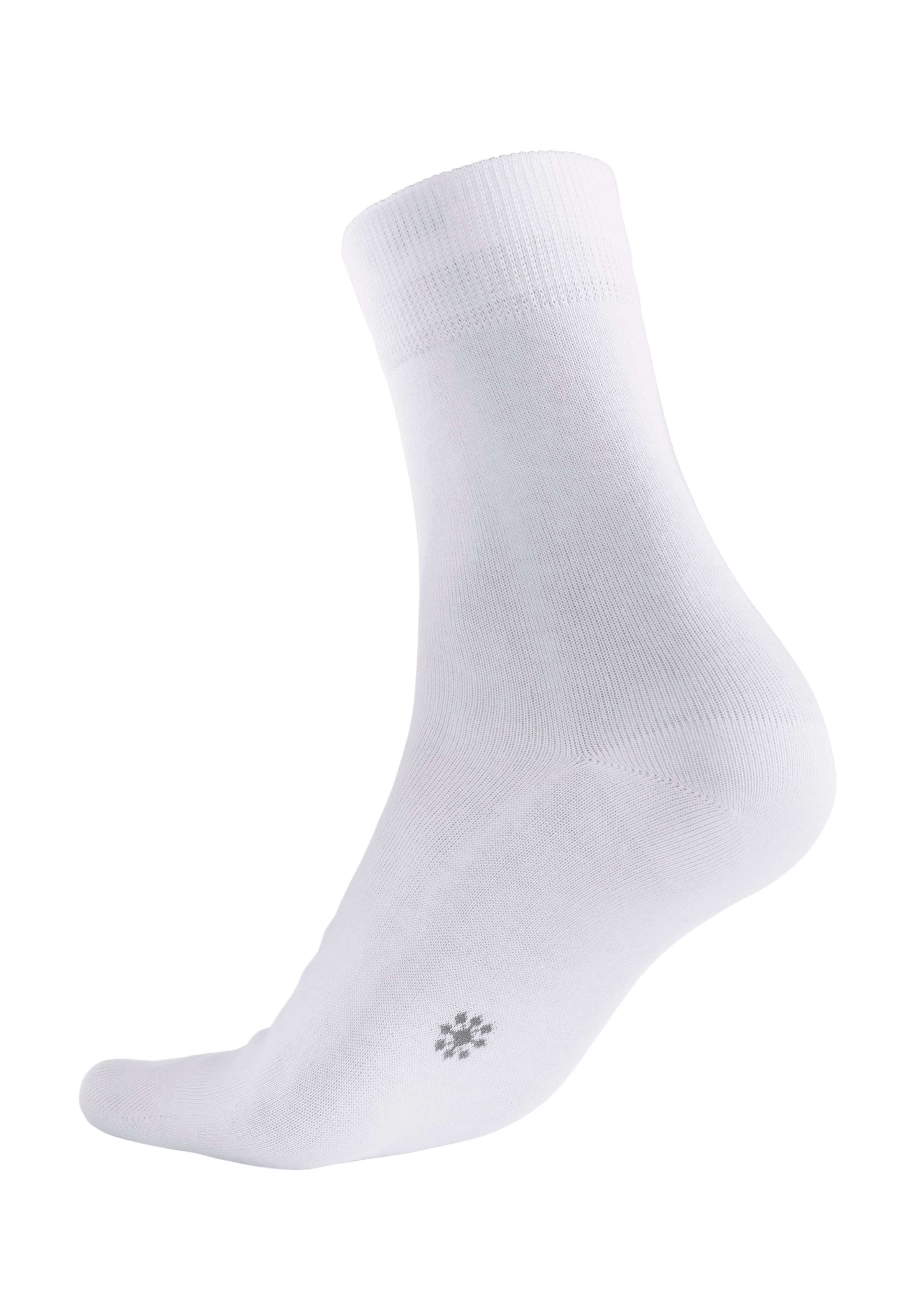 H.I.S Basicsocken, (Packung, 10 Paar), mit eingestrickten Symbolen