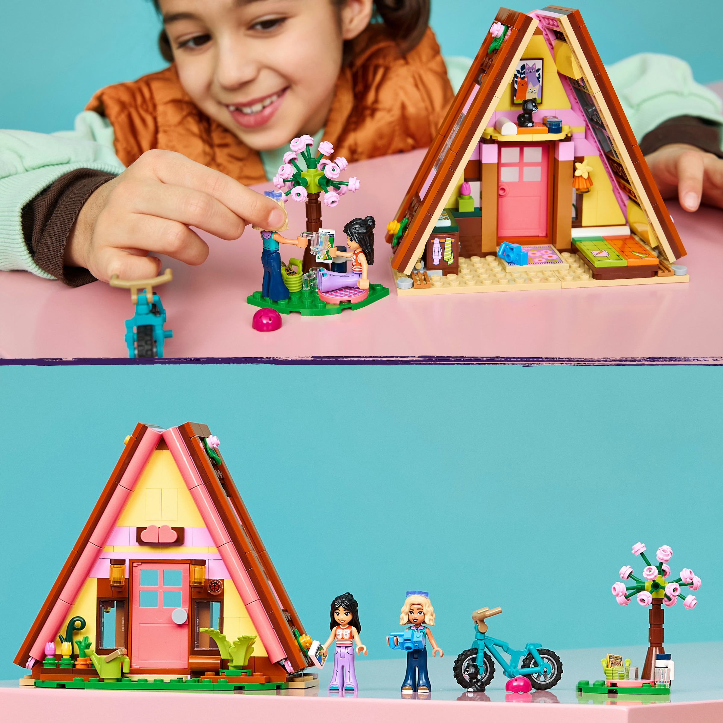 LEGO® Konstruktionsspielsteine »Glampinghütte in freier Natur (42682), LEGO Friends« Made in Europe