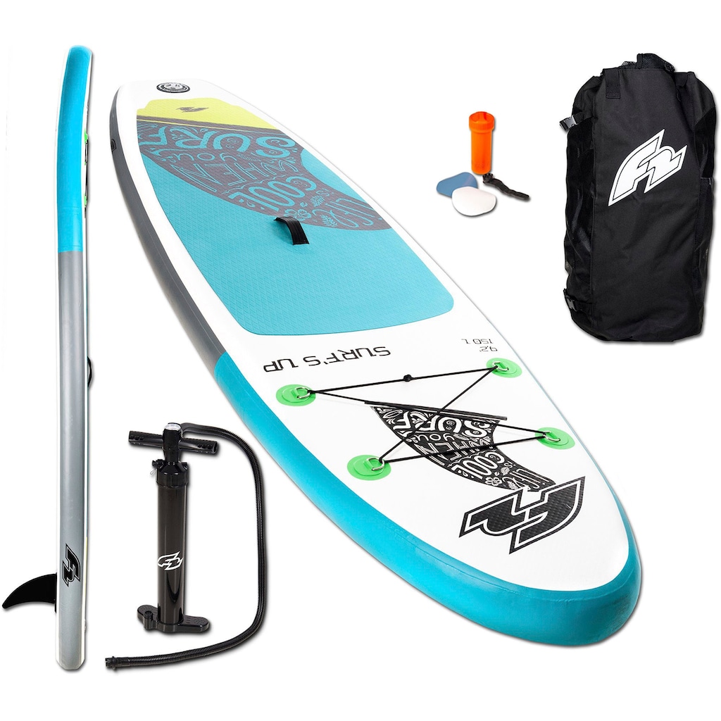 F2 Inflatable SUP-Board »F2 Surf's Up Kids«, (4 tlg.)