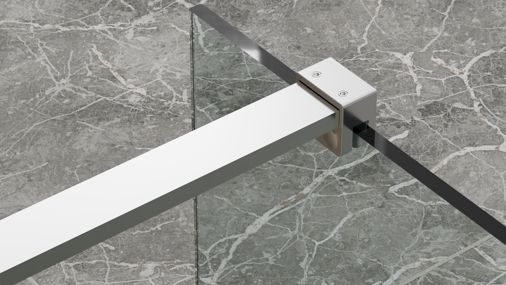 welltime Walk-in-Dusche »Trento Deluxe« 1 Stk. tlg. 8mm ESG und Antikalkversiegelung