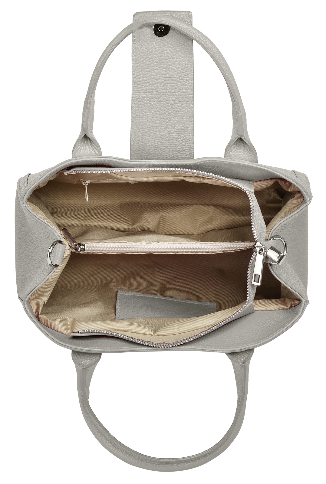 Samantha Look Henkeltasche, echt Leder, Made in Italy