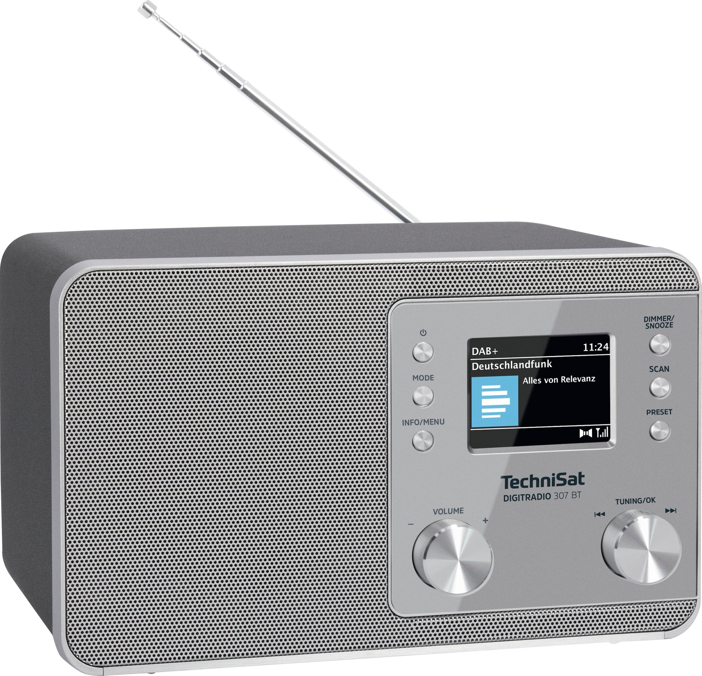 TechniSat Radio »DIGITRADIO 307 BT«, (Bluetooth Digitalradio (DAB+)-UKW mit RDS 5 W)