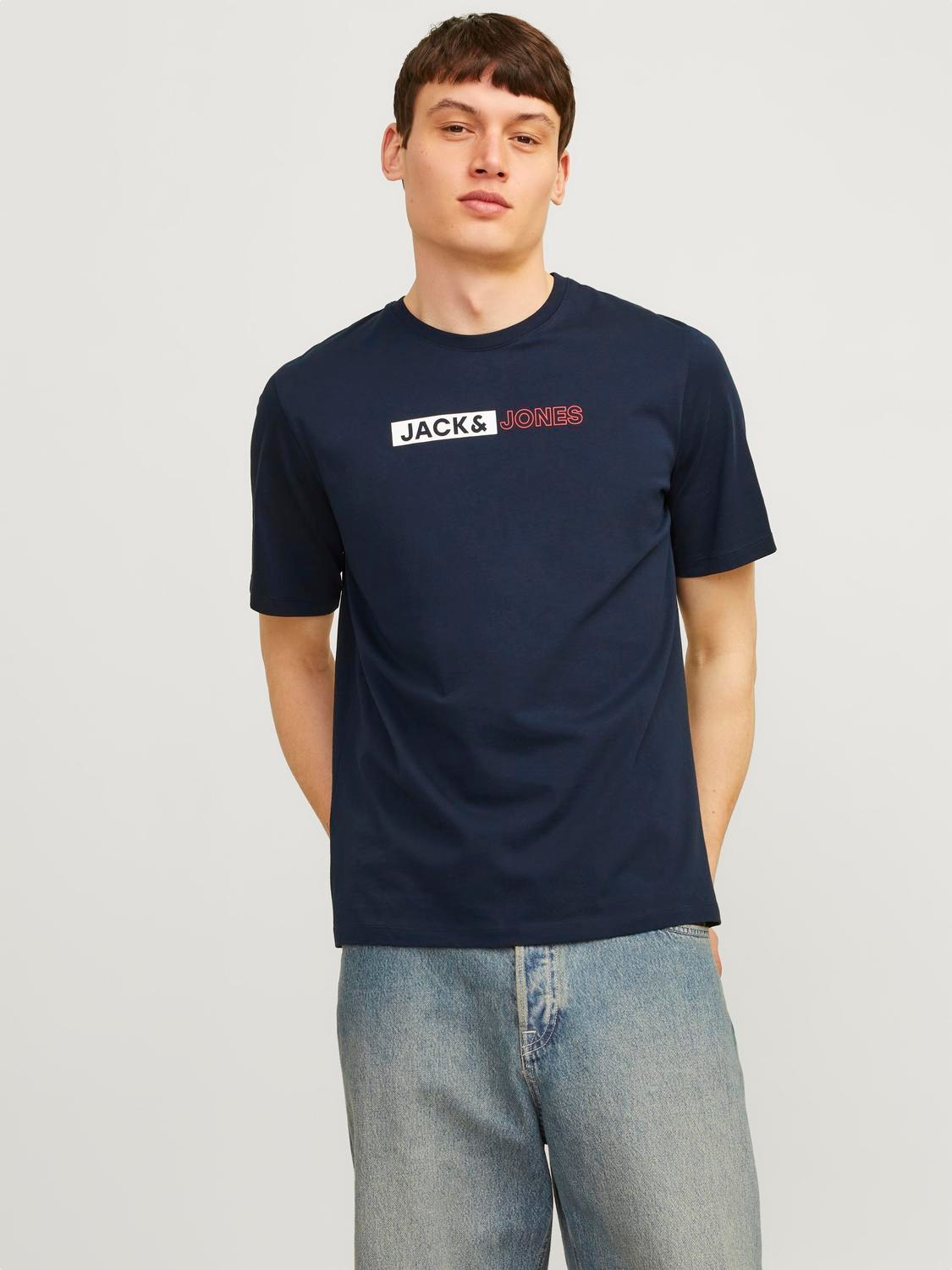 Jack & Jones Rundhalsshirt »JJECORP LOGO TEE PLAY SS O-NECK NOOS«