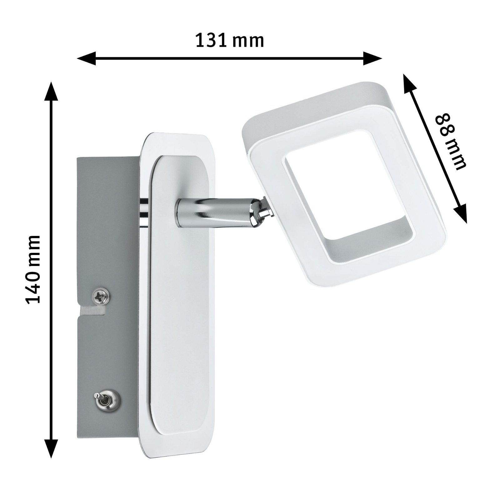 Paulmann LED Deckenleuchte »Spotlight Frame« inkl.  1 x 4,5 Watt LED Leuchtmittel