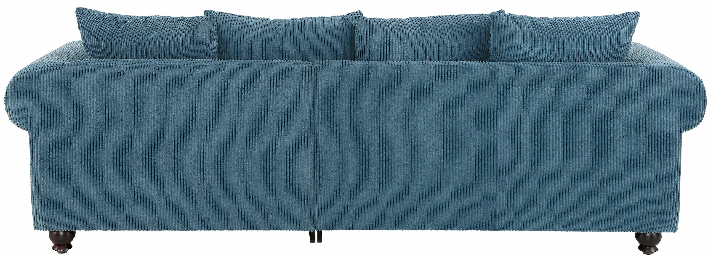 Home affaire Ecksofa »King George King Henry, L-Form«, mit Federkern, in legerer Polsterung und vielen Kissen