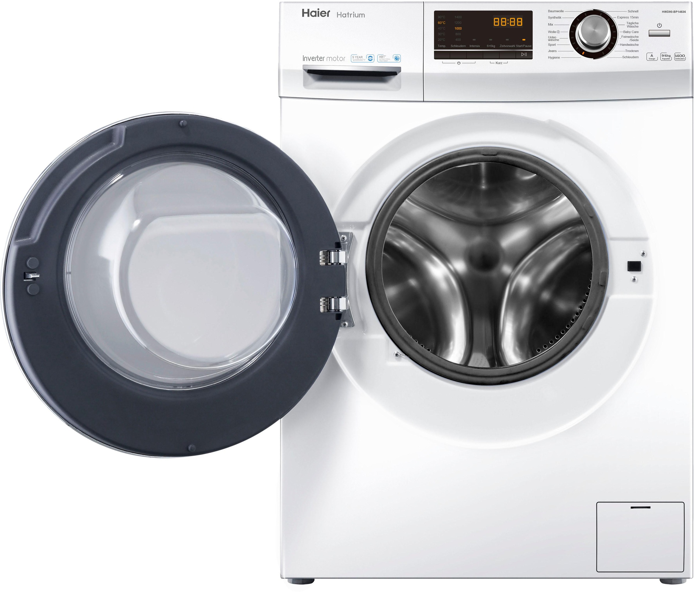 Haier Waschtrockner »HWD90BP14636« online kaufen Quelle.de
