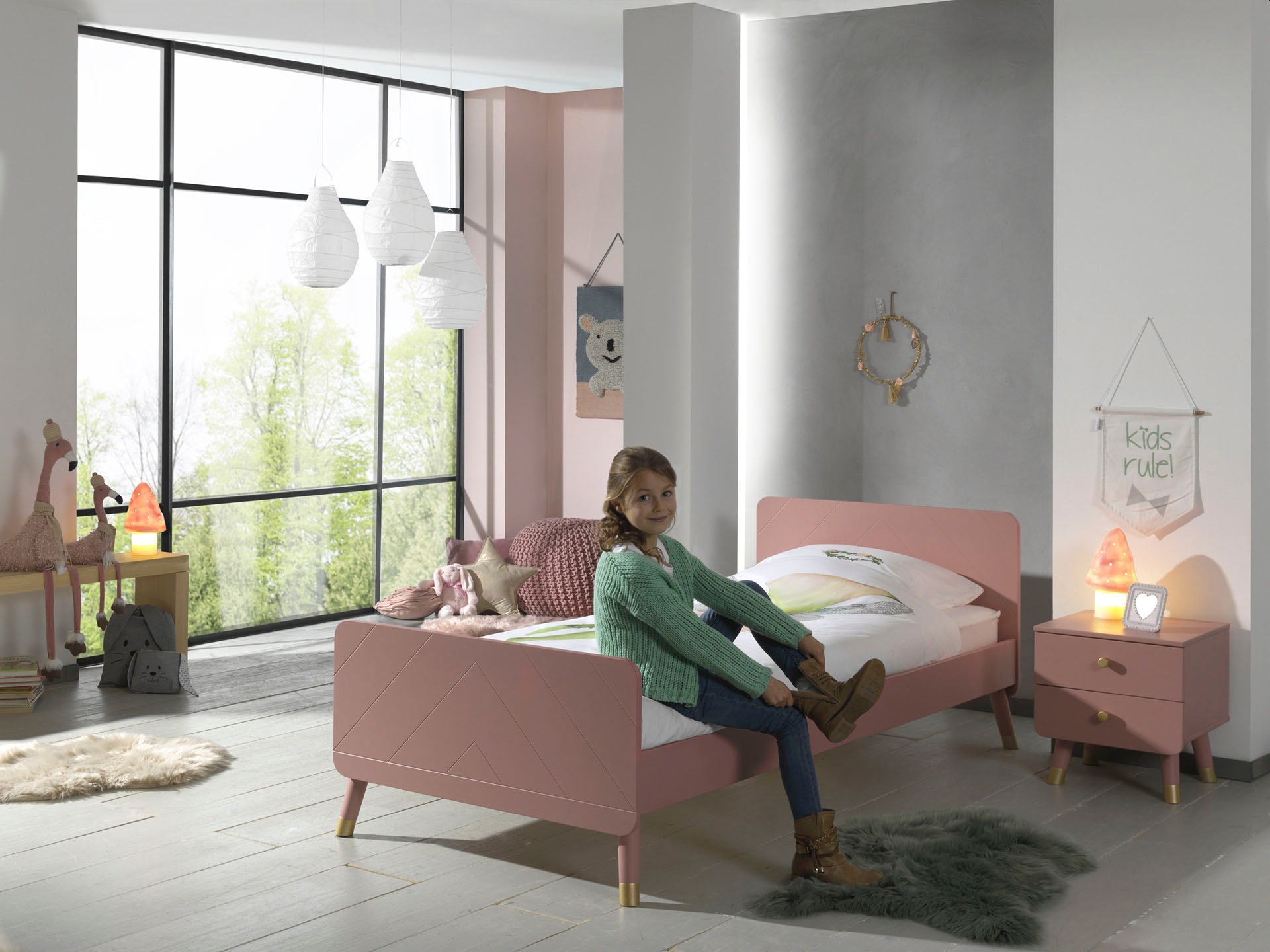 Vipack Jugendbett »Billy«, (Made in Europe), Hausbett, Einzelbett