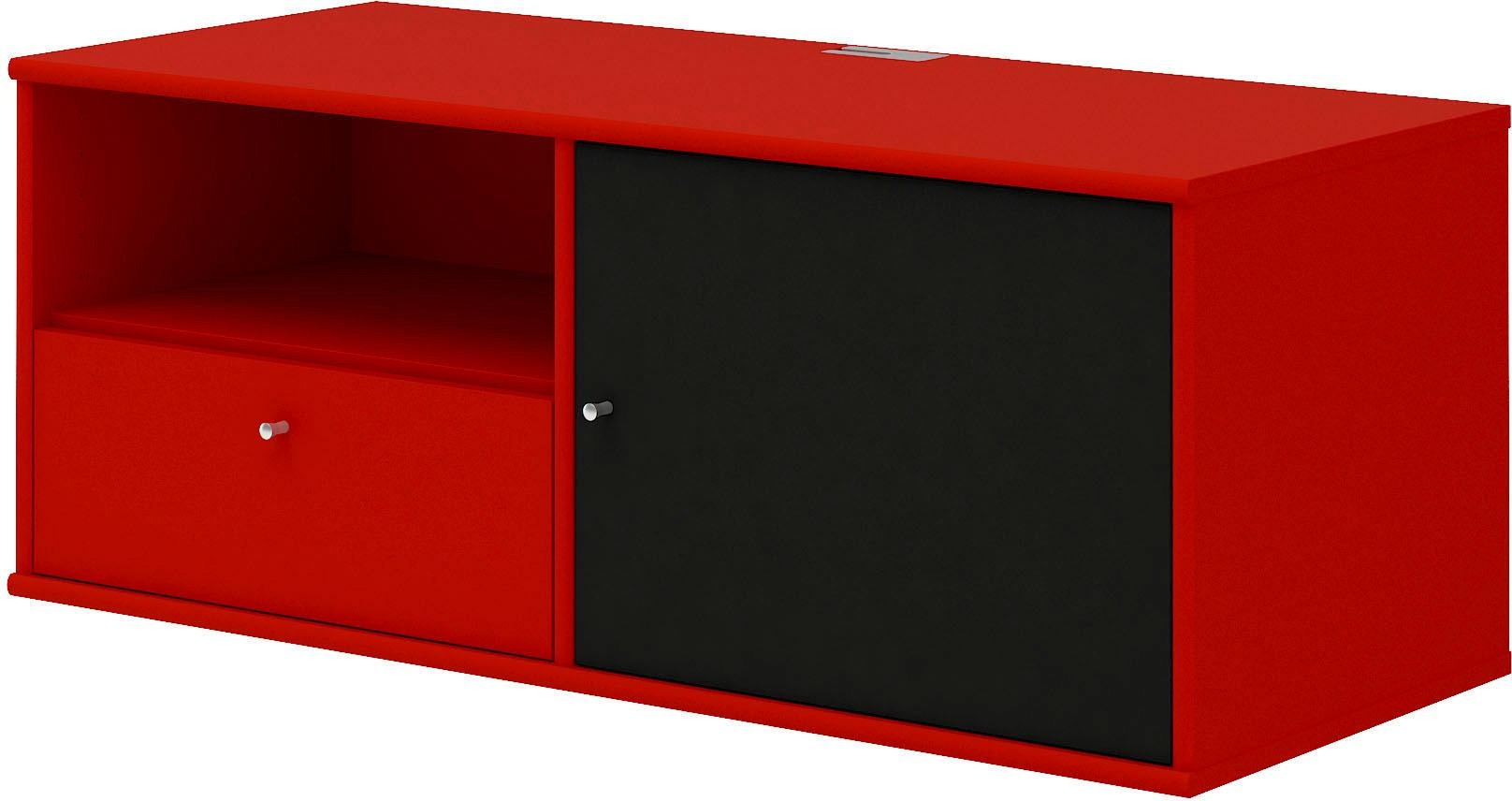 Hammel Furniture TV-Board »Mistral Fernsehschrank, Medienmöbel, Hängend«, mit Tür mit Akustikstoff, Kabeldurchführung, Lowboard, B: 108 cm