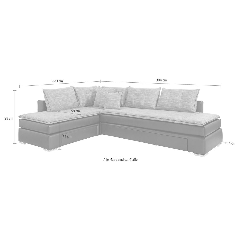 INOSIGN Ecksofa »Night & Day«