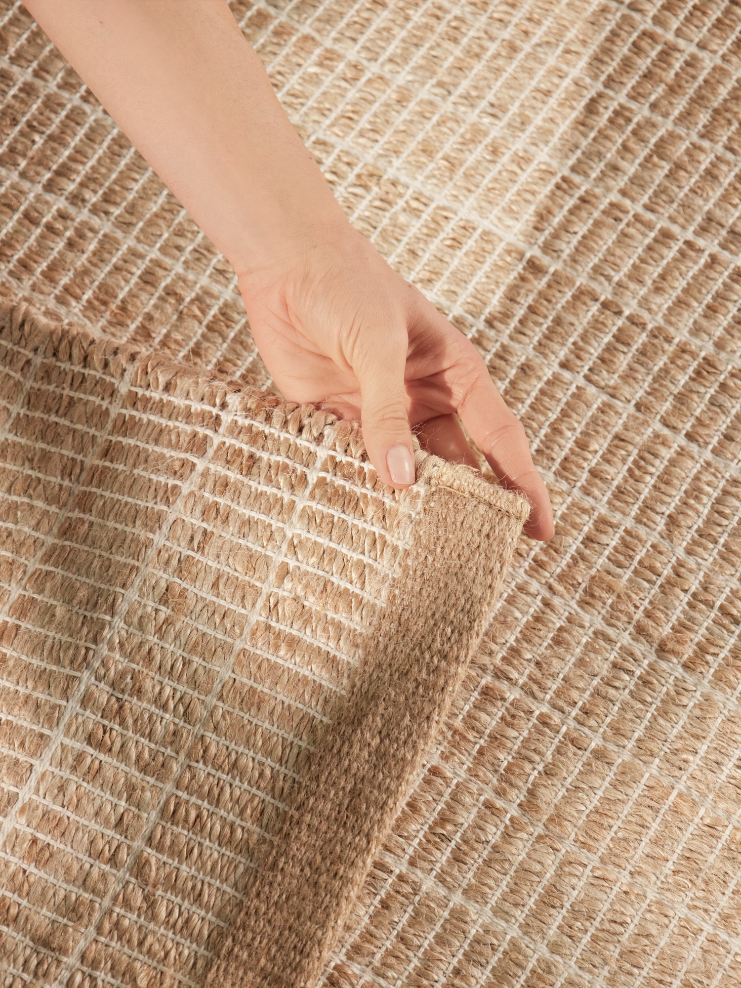 Villeroy & Boch Teppich »Birka« rechteckig 6 mm Höhe Jute, Natur, Wohnzimmer, Esszimmer, Schlafzimmer, Flur, Modern, Boho