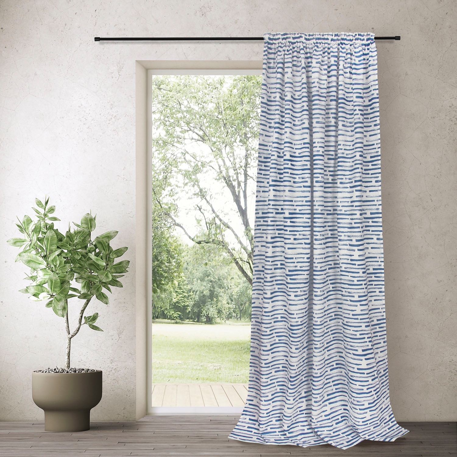 Feel of Nature Gardine »Knut« Kräuselband 1 Stk. tlg. HxB: 245x140