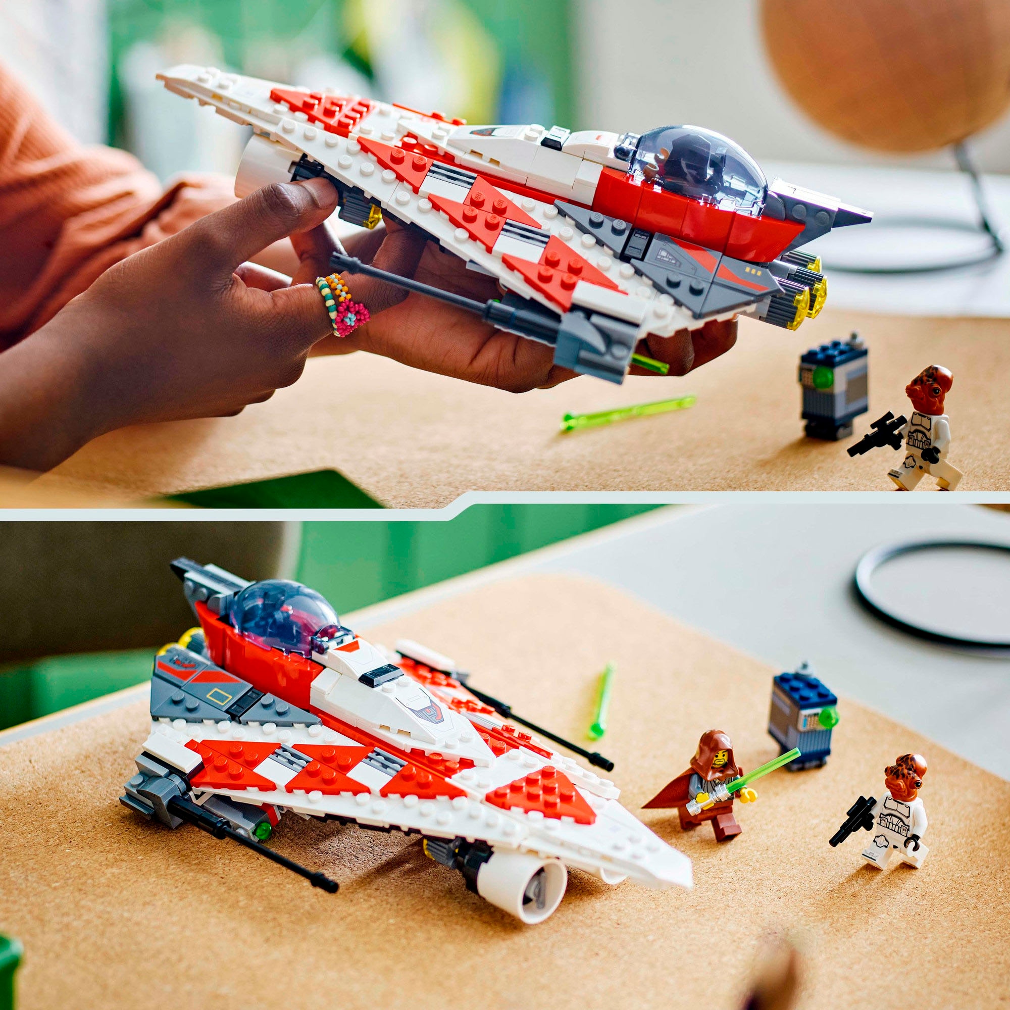 LEGO® Konstruktionsspielsteine »Jedi Bobs Sternjäger (75388), LEGO Star Wars ™«, (305 St.), Made in Europe