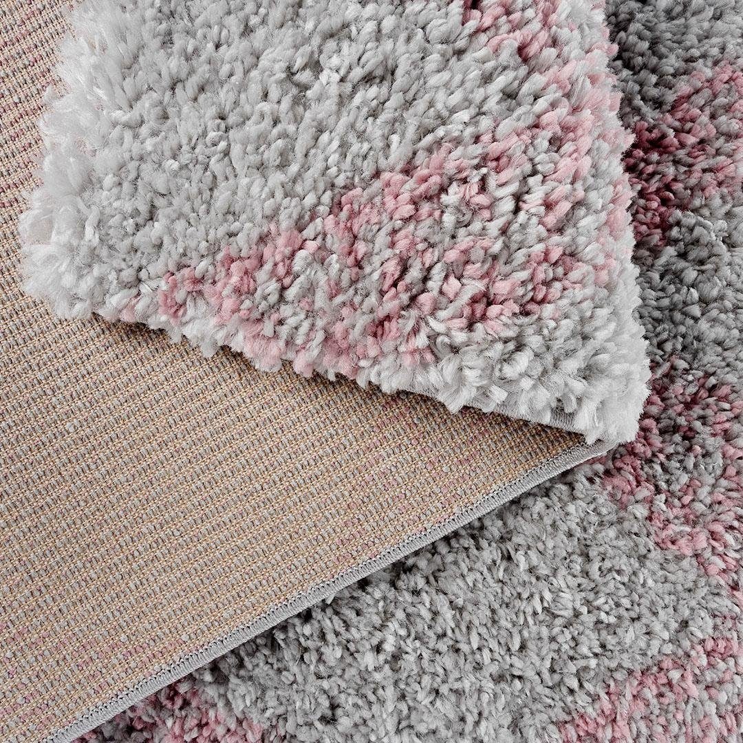 Sehrazat Hochflor-Teppich »Ethno 8699«, rechteckig, 30 mm Höhe, Langflor im Allover Design, Wohnzimmer