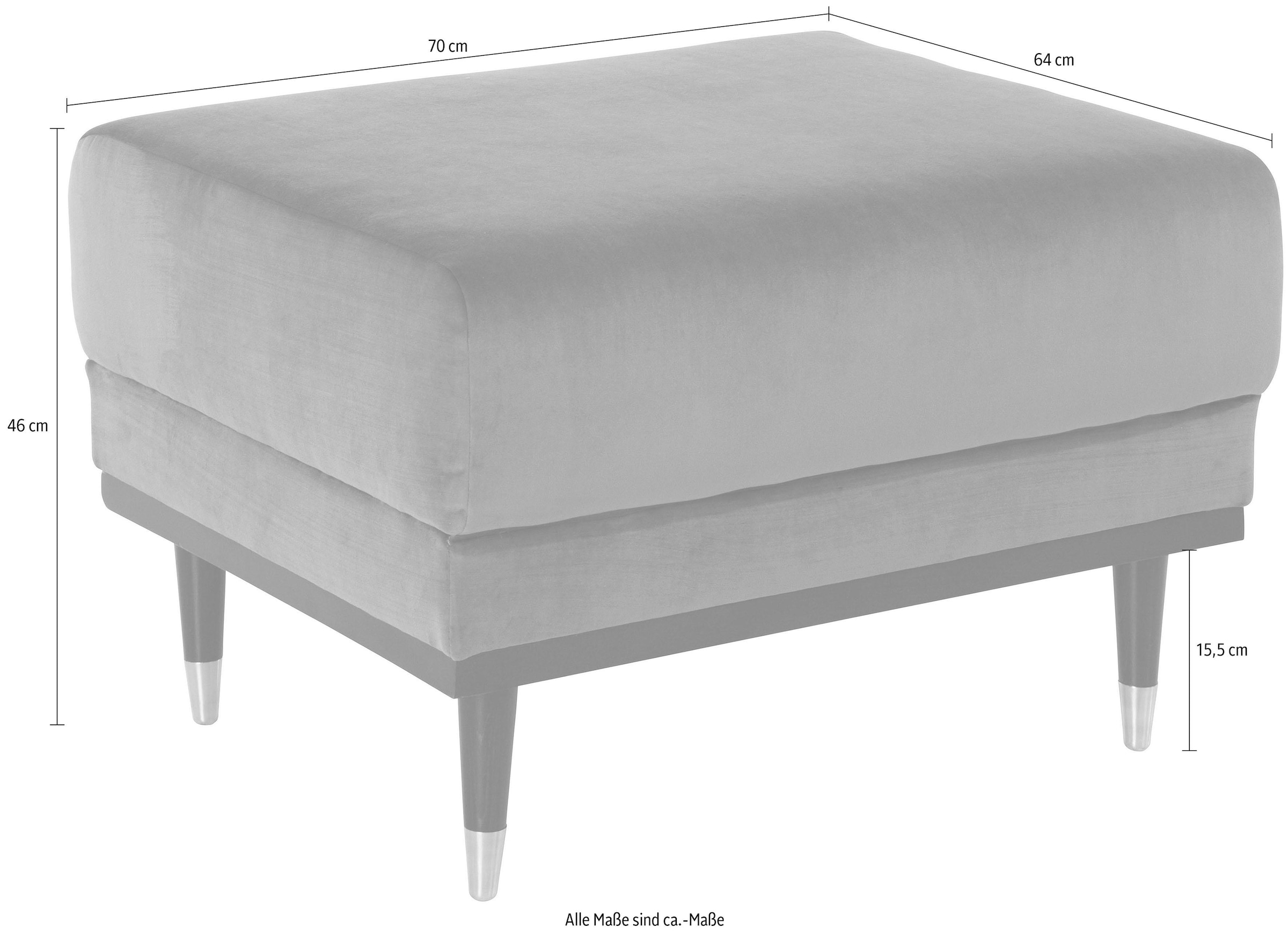 Home affaire Hocker »Chamby«, mit Holzrahmen unten
