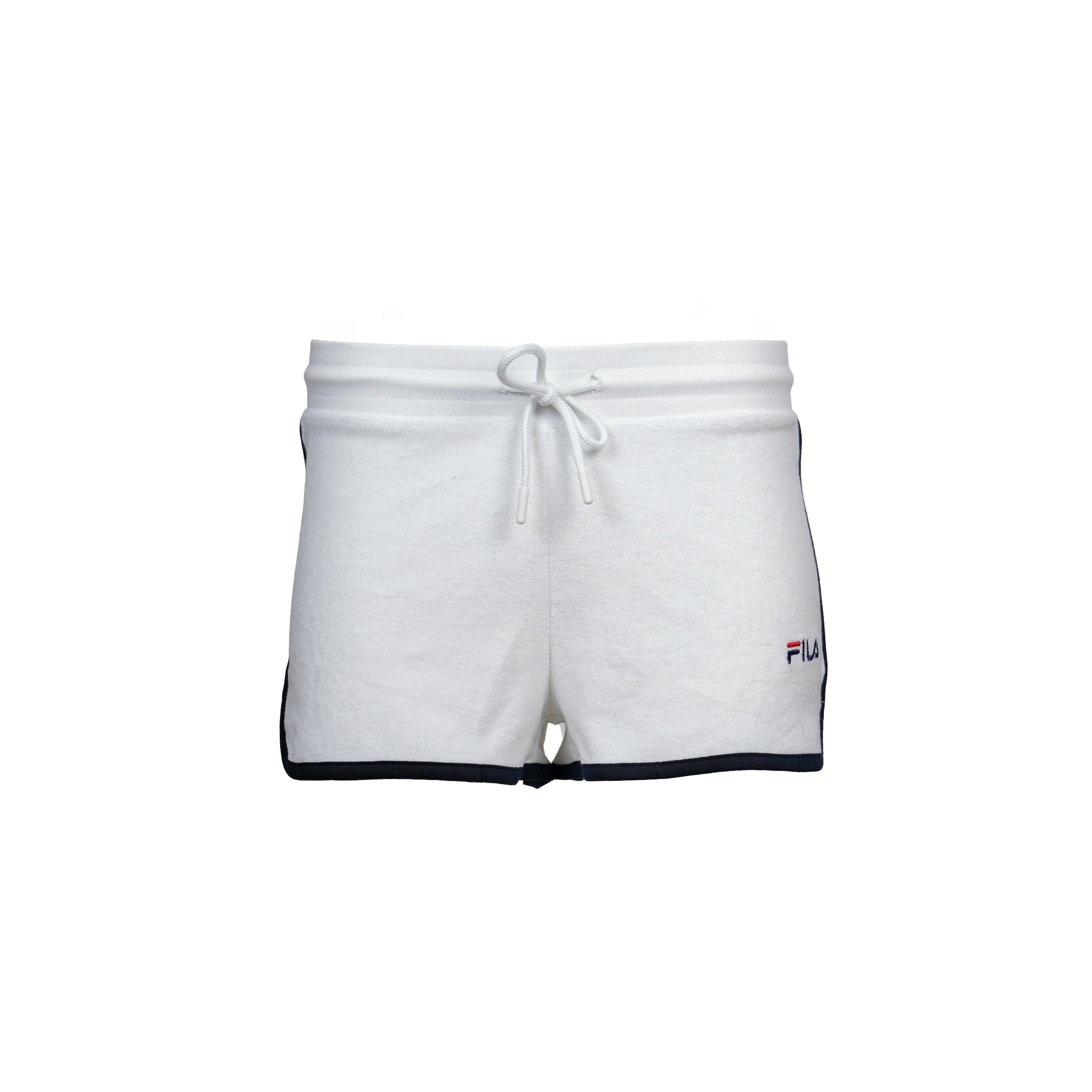 Fila Shorty »WOMAN JERSEY TOP + TERRY SPONGE SHORTS PYJAMAS«, (2 tlg.), mit kontrastreichen Paspeldetails