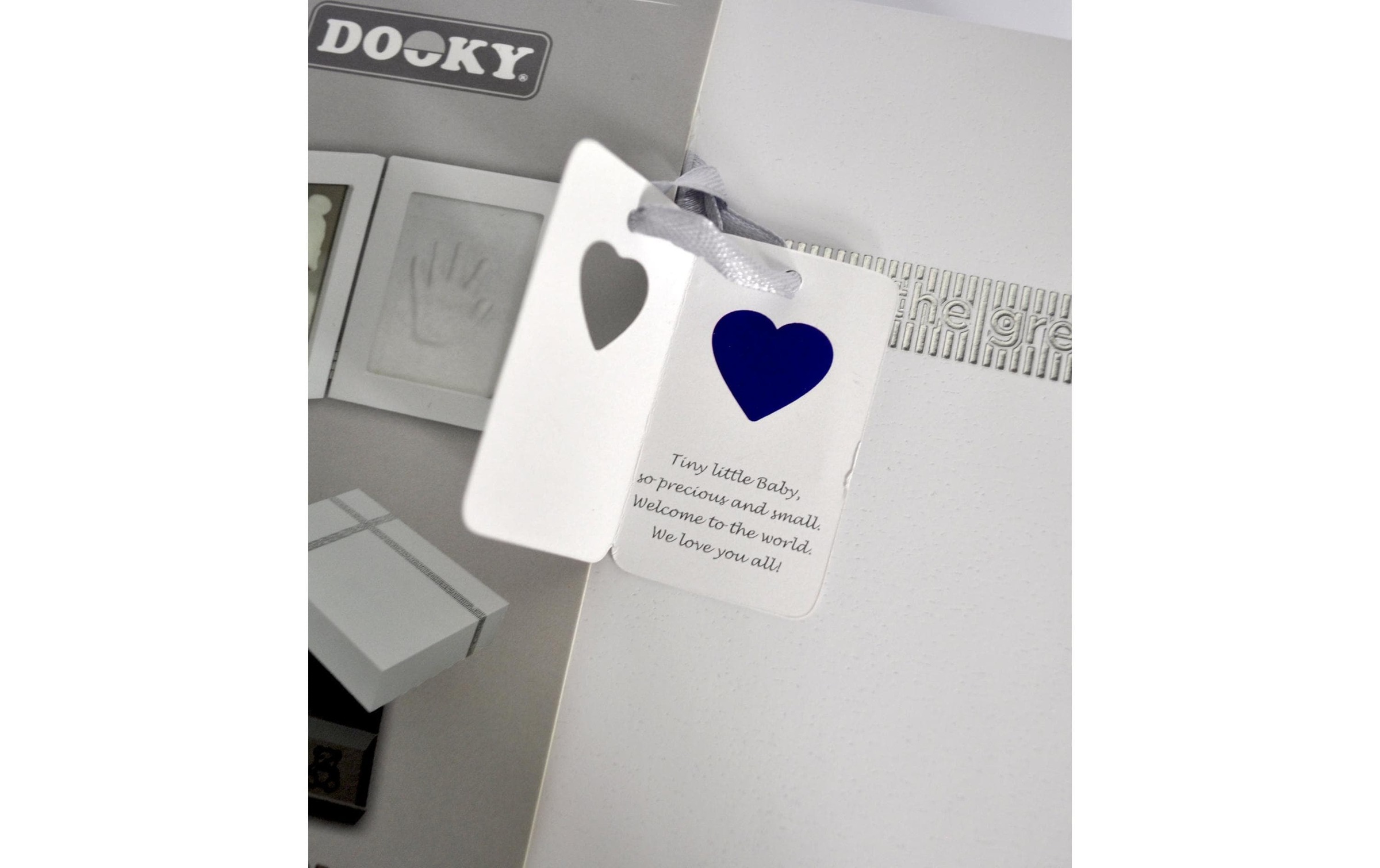 Dooky Kreativset »Medaillonabdruck und Erinnerungsbox Rund, 16,5 x 24 x 5,2 cm«