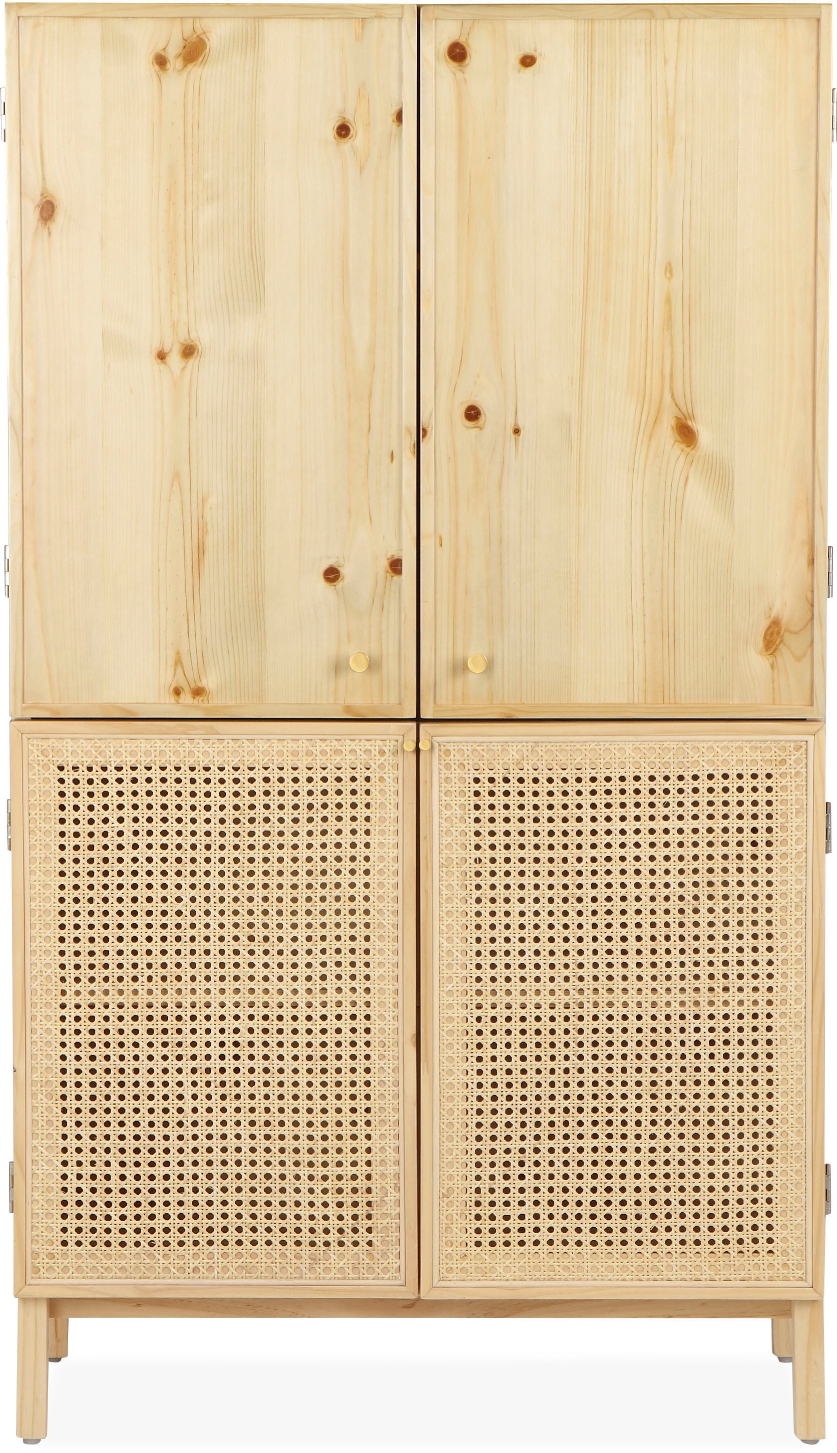 andas Highboard »Gatwick«, ausziehbare Schreibtischplatte, Massivholz, Design by Morten Georgsen