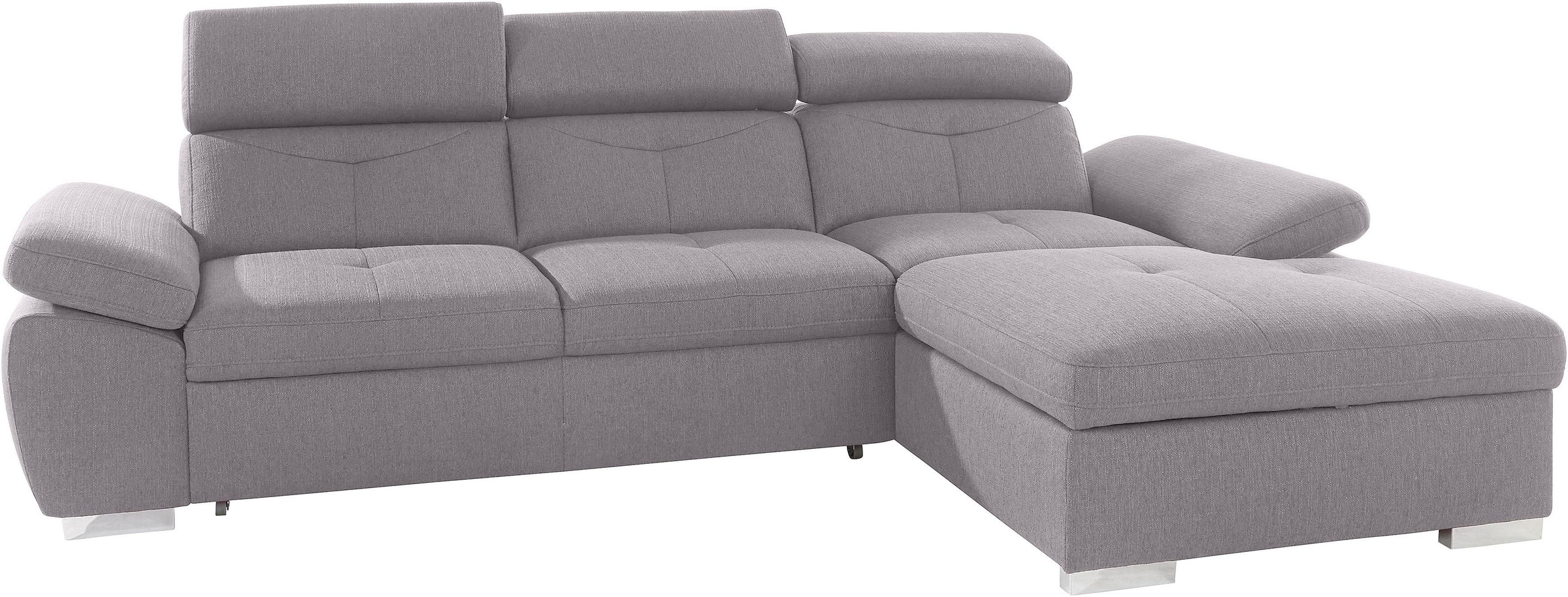 exxpo - sofa fashion Ecksofa »Spring, super bequem, mit Armteil- und Kopfte günstig online kaufen