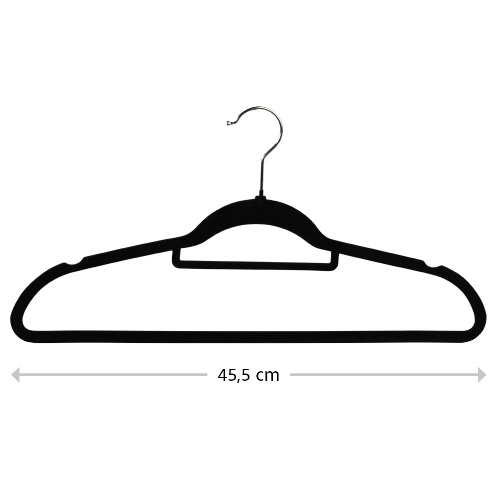 KESPER® Kleiderbügel »für Blusen, Hosen & Jacken, 25er Set«, (Set, 25 tlg.), Breite ca. 45,5 cm