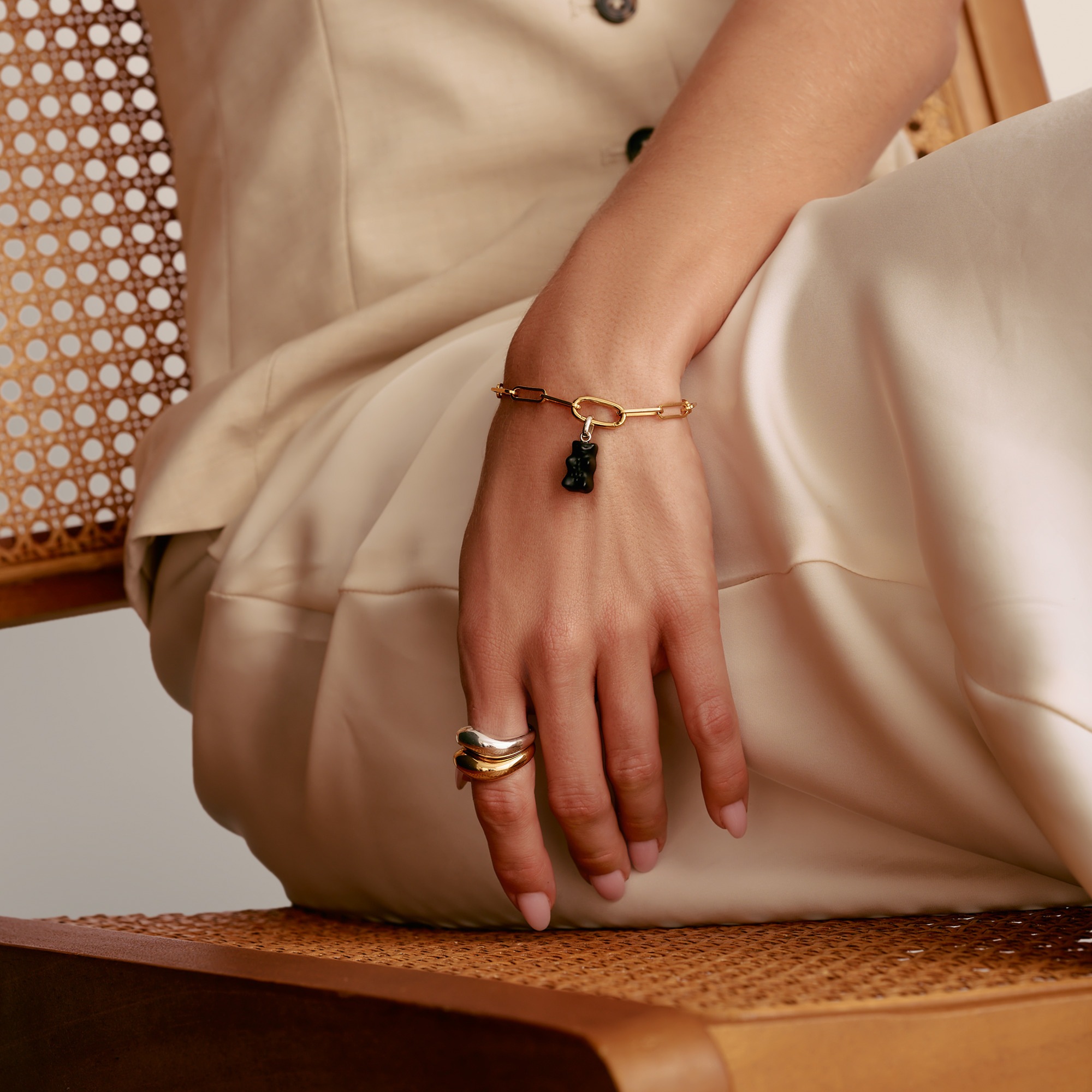 THOMAS SABO Charm-Einhänger »THOMAS SABO x HARIBO: Charm - Connect«, mit Kristallglas