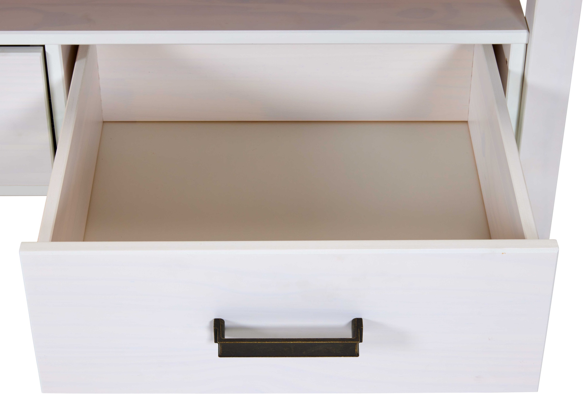 Inter Link Couchtisch »Couchtisch Maluno« 1 Stk. tlg. Kiefer Massiv, Soft-Close, Stauraum, BxTxH: ca. 119,40 x 60 x 49 cm