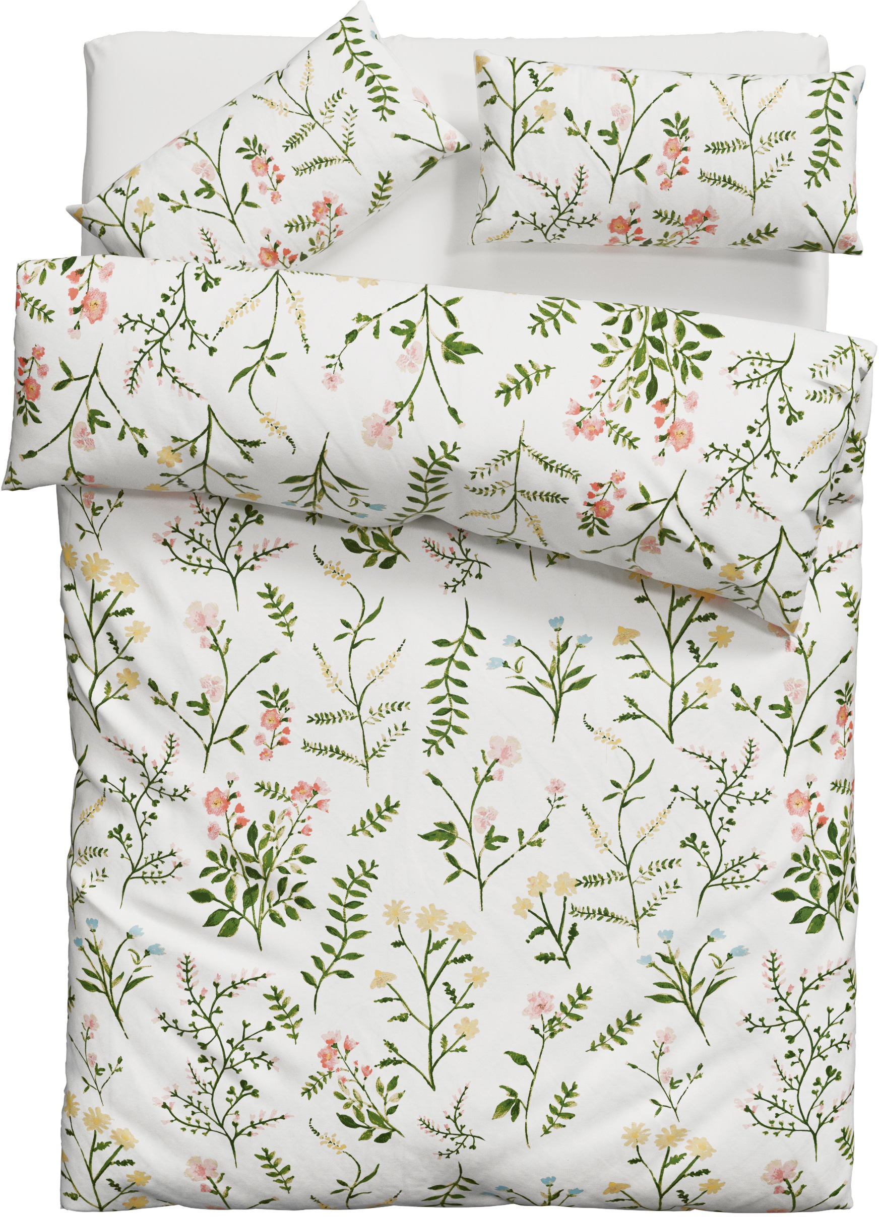 OTTO home Bettwäsche »Claara« 2 Stk. tlg. mit Blumen Design, skandinavisch, günstig online kaufen