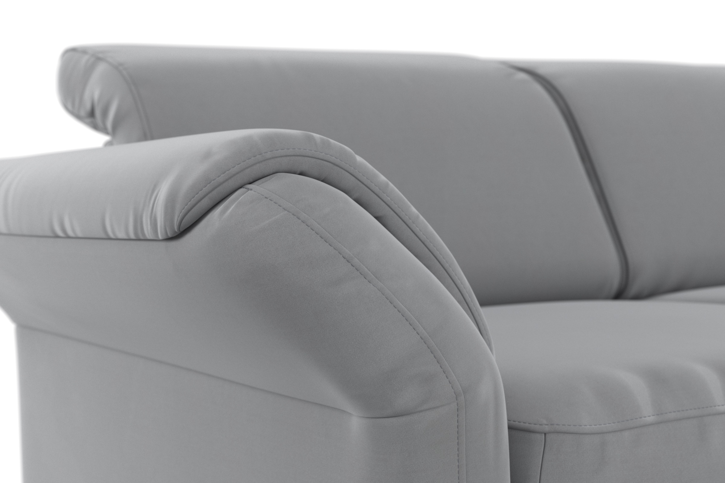 sit&more Ecksofa »Apulia L-Form«, wahlweise Bettfunktion, Bettkasten und Kopf- und Armteilverstellung
