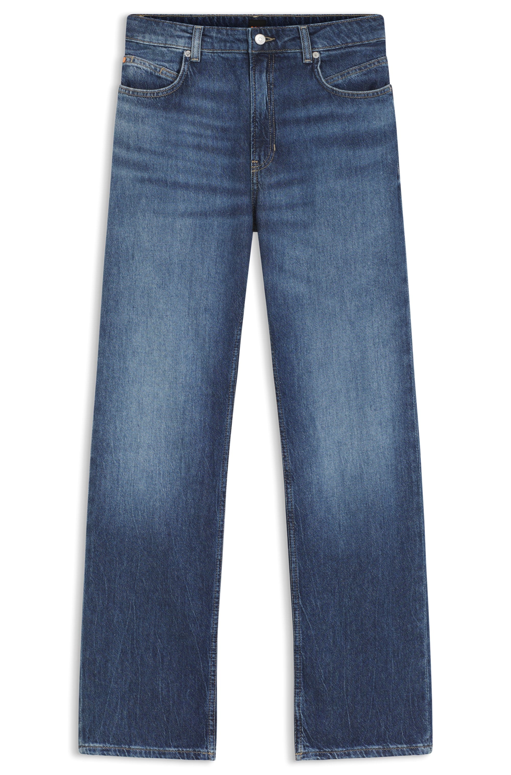 BOSS ORANGE Straight-Jeans »ADA HR 13.0 Premium Damenmode« High Rise, locker geschnitten