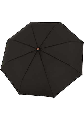 doppler® Taschenregenschirm »nature Magic, simple black«, aus recyceltem Material mit... kaufen