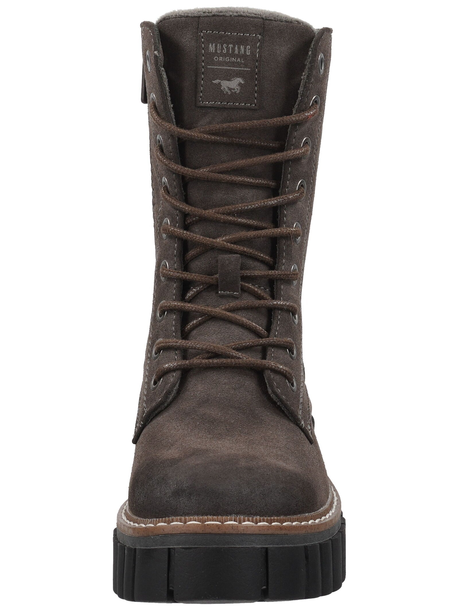 Mustang Shoes Schnürstiefelette »Mustang Shoes Stiefelette Lederimitat«