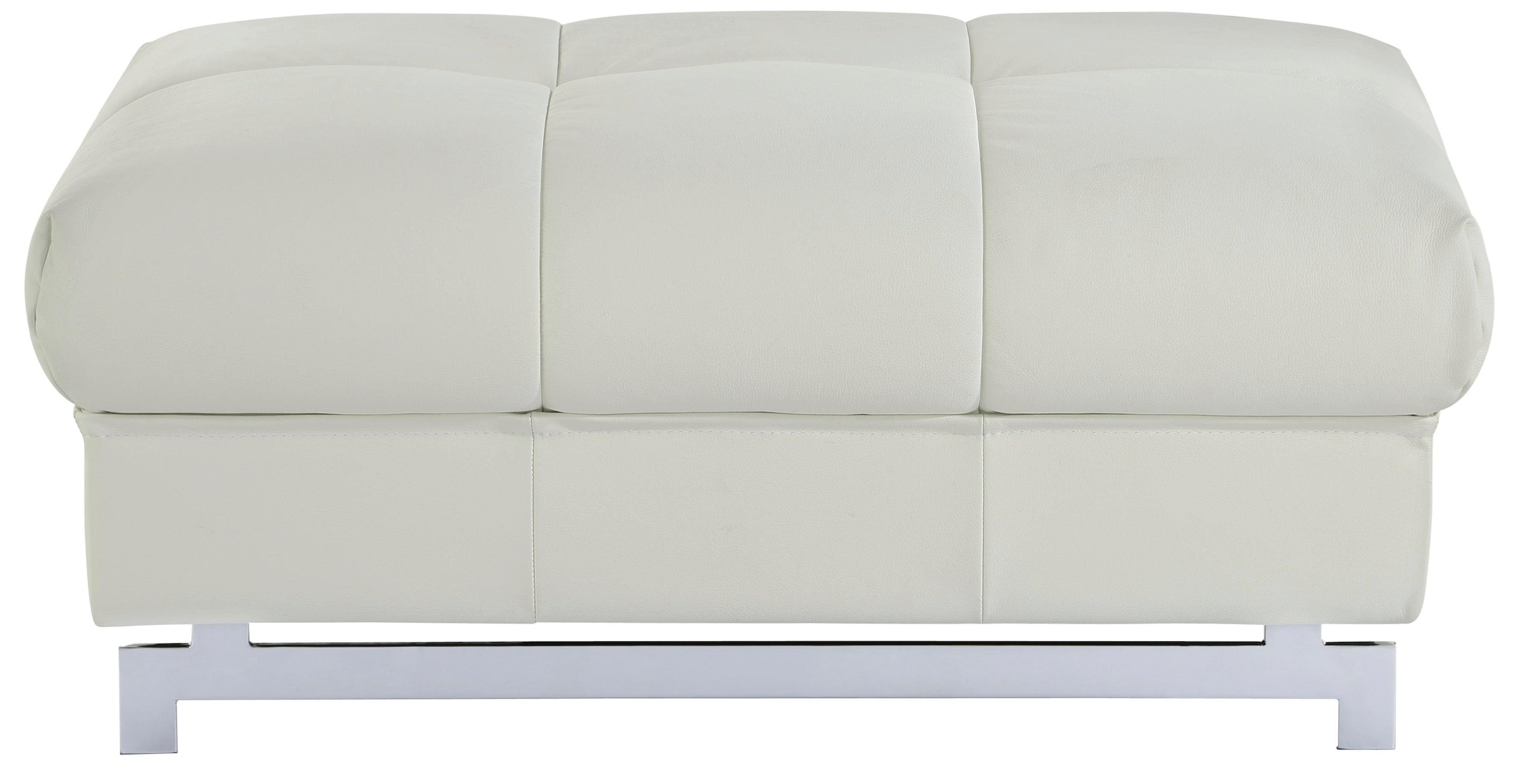 COTTA Polstergarnitur »Chef«, (Set), Set bestehend aus: 2-Sitzer mit Kopfteilverstellung & Hocker