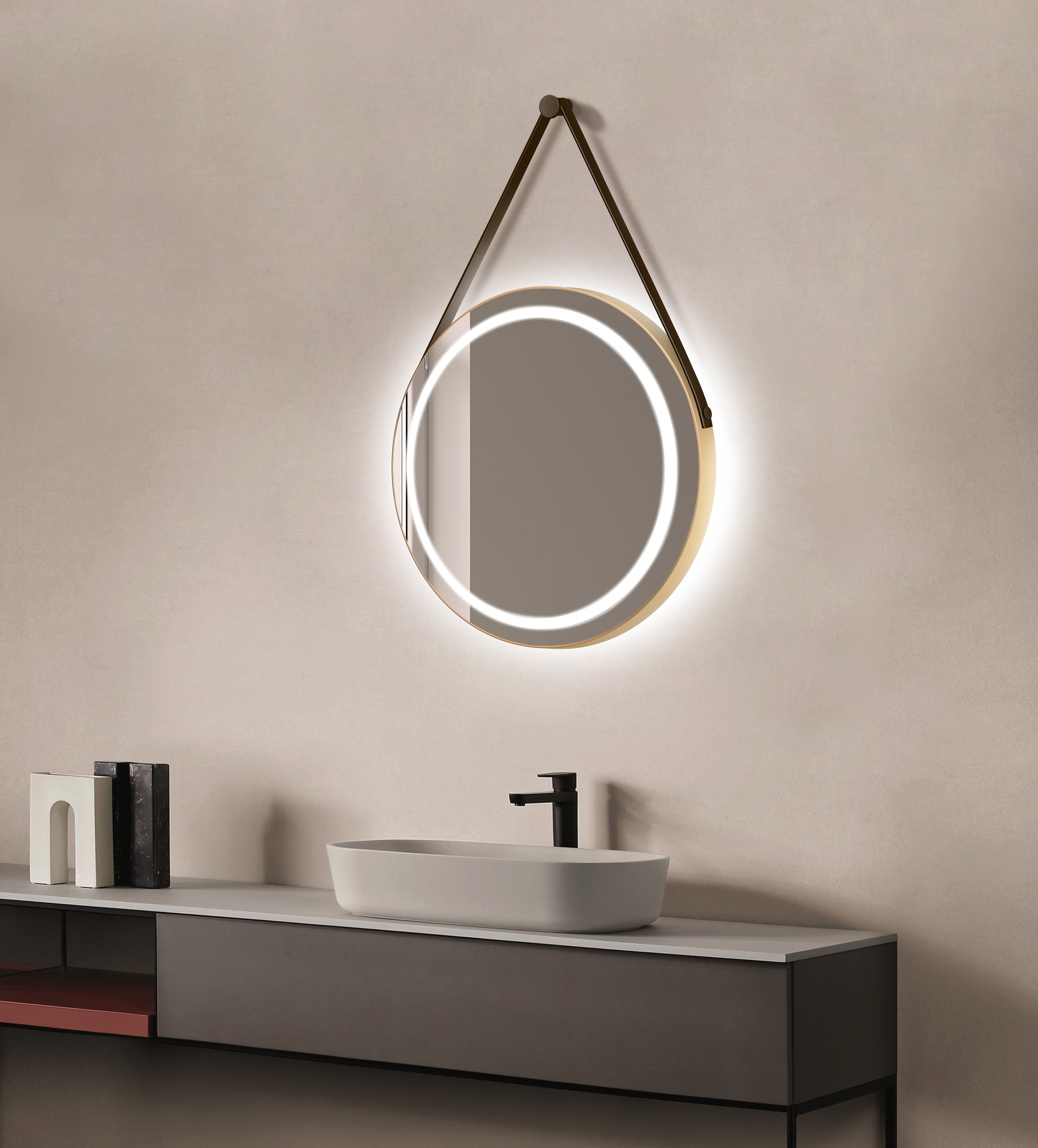 Talos Spiegel »TALOS CORVIA«, austauschbare LED Beleuchtung, Shine in matt, günstig online kaufen