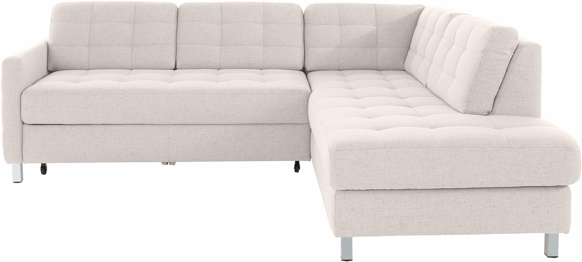 sit&more Ecksofa »Picasso L-Form«, wahlweise mit Bettfunktion und Bettkasten