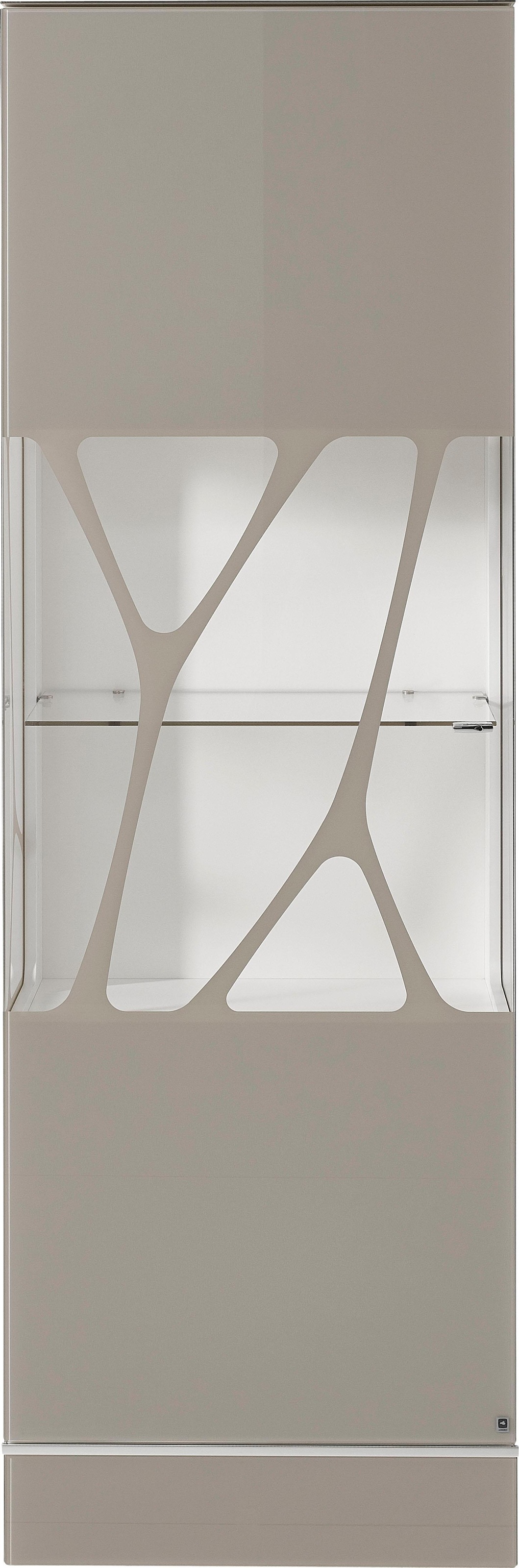 LEONARDO Glasvitrine »CUBE«, mit Genetics, wahlweise mit Beleuchtung, Höhe 192 cm