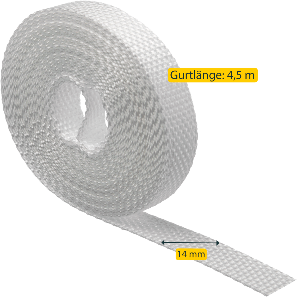 SCHELLENBERG Rollladengurt »Mini 14 mm, 4,5 m, zur Bedienung eines Rollladens mit Gurtwickler«, Gurtband in unterschiedlichen Farben erhältlich