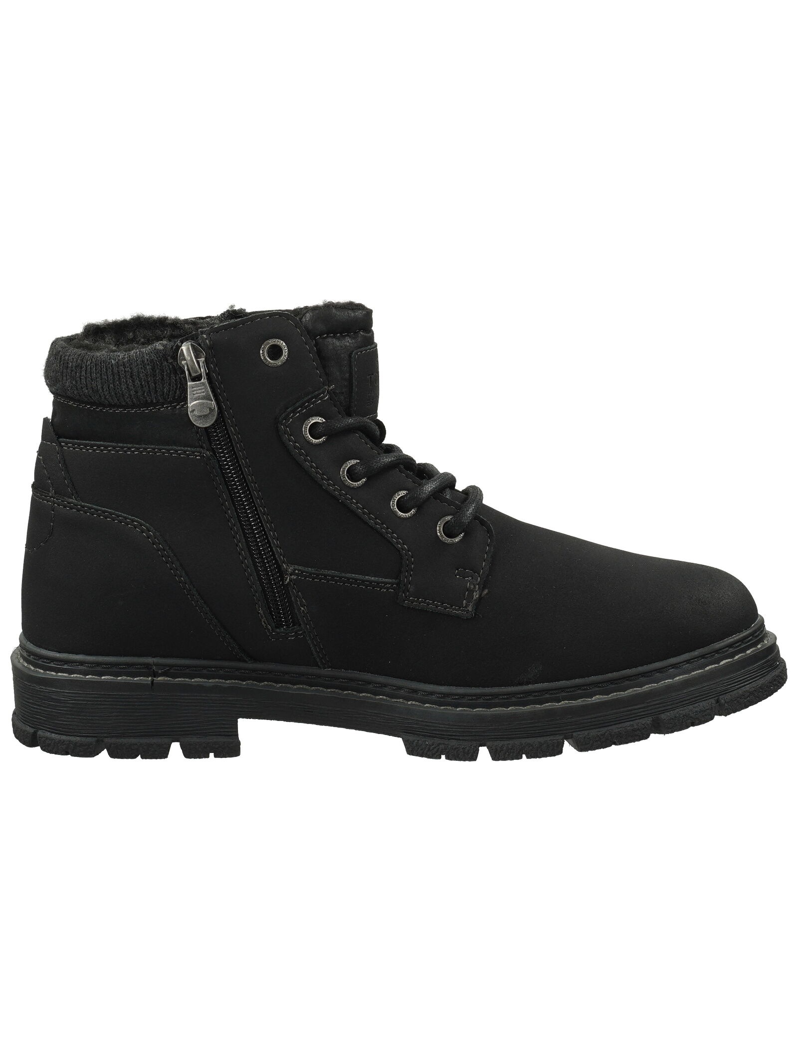 TOM TAILOR Schnürstiefelette »Tom Tailor Stiefelette Lederimitat/Textil«