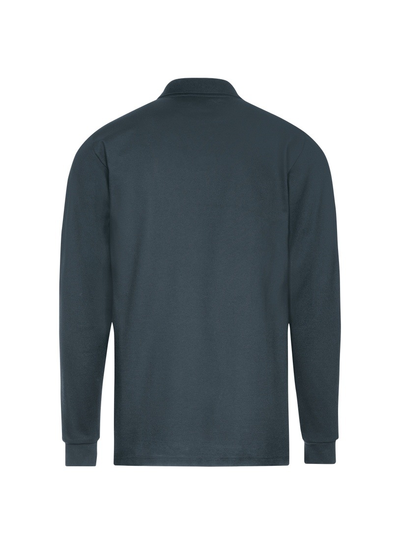 Trigema Poloshirt »TRIGEMA Langarm Poloshirt mit Armbündchen«, (1 tlg.)