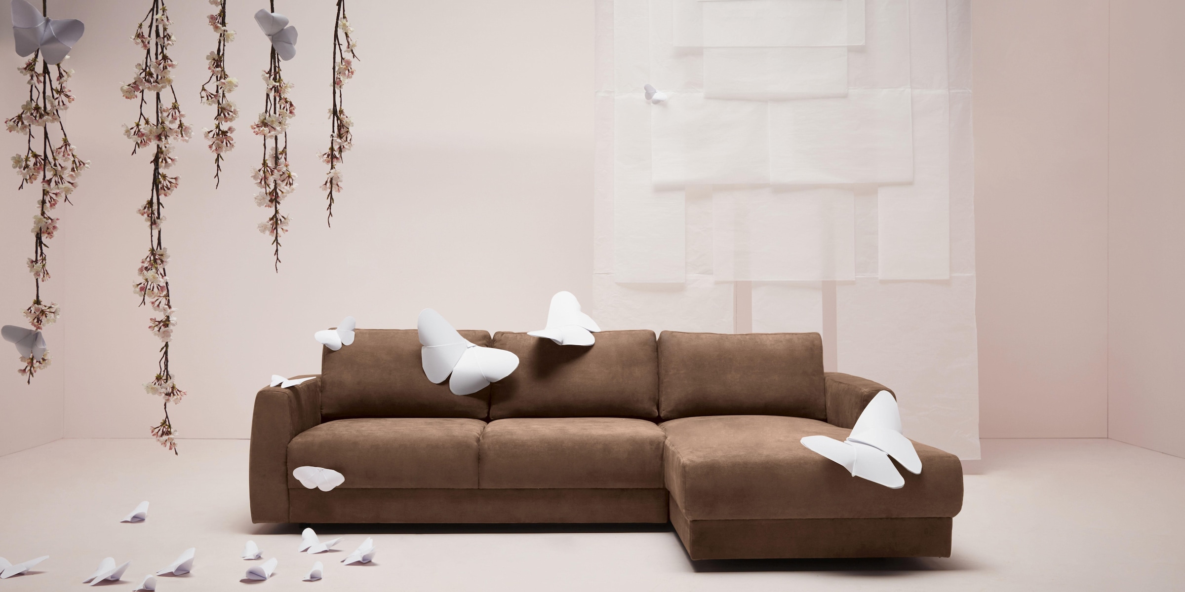 andas Ecksofa »Hobro L-Form«, in 3 Bezugsqualitäten in vielen Farben, Design by Morten Georgsen
