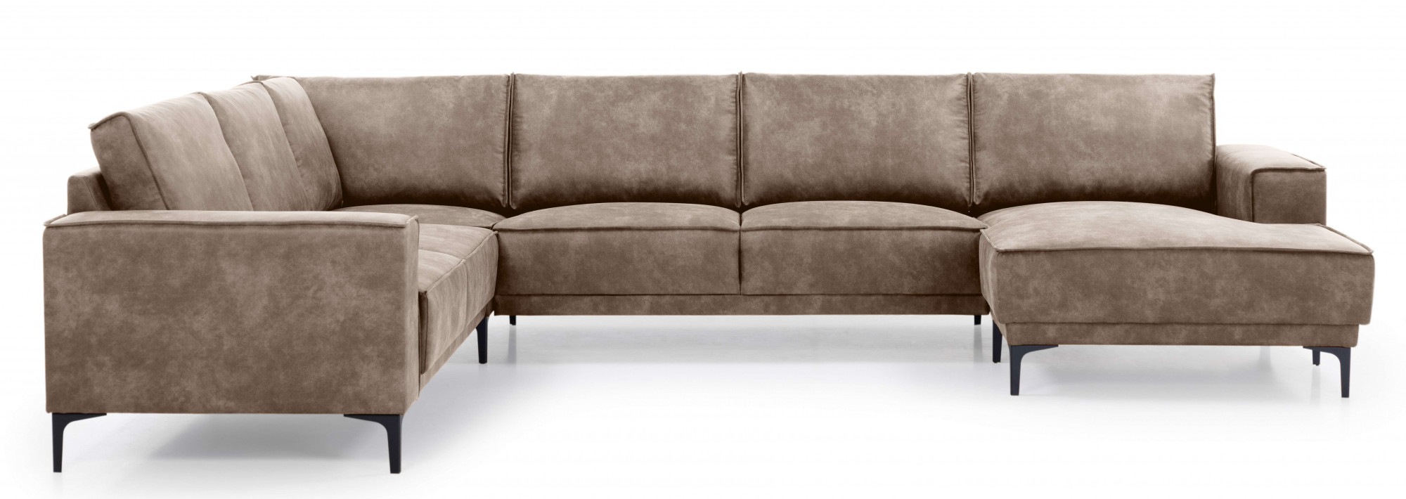 OTTO home Wohnlandschaft »XXL Sofa Oland, Struktur, Flachgewebe, Luxus-Micr günstig online kaufen